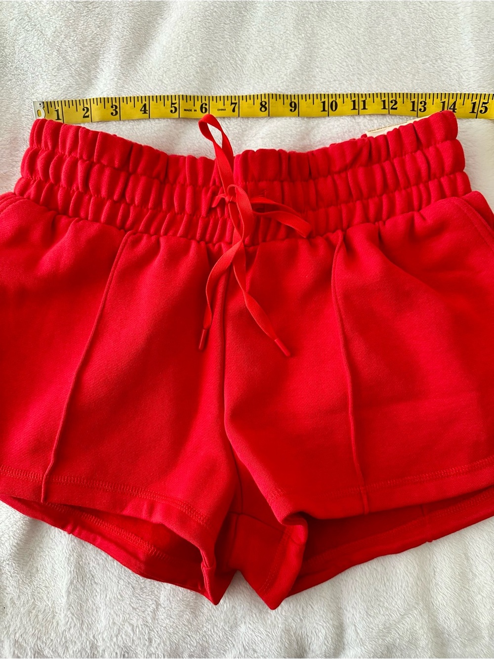 BLOGILATES Red Marshmallow Dolphin Short Size Small - Picture 5 of 7
